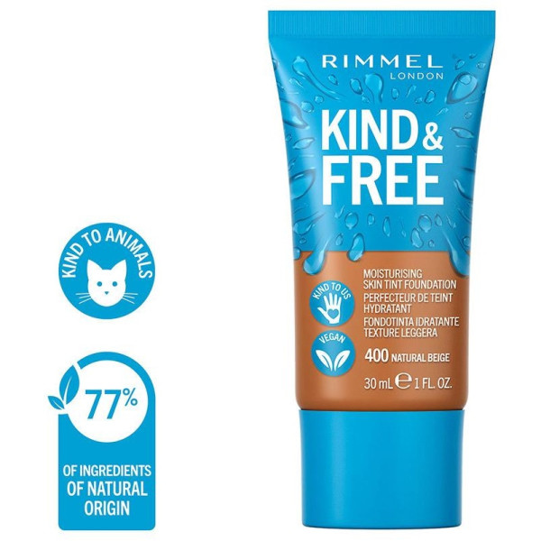 Rimmel Kind Y Free Base De Maquillaje 400-Natural Beige 30Ml