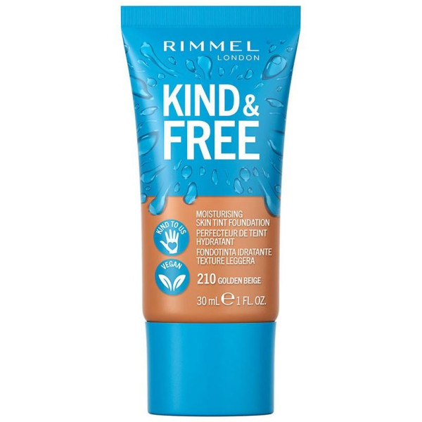 Rimmel Kind Y Free Skin Tint Foundation 210 Golden Beige 30Ml