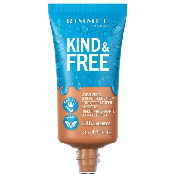 Rimmel Kind Y Free Skin Tint Foundation 210 Golden Beige 30Ml