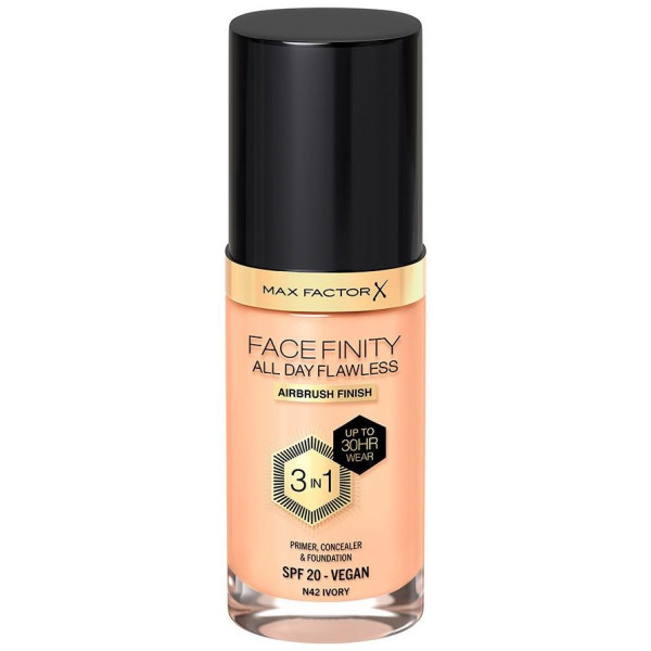 Facefinity All Day Flawless 3 In 1 Base De Maquillaje N42-Ivory 30 Ml