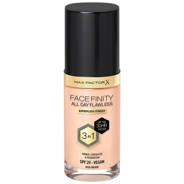 Max Factor Facefinity 3In1 Primer Concealer Foundation 55 30Ml