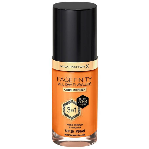 Facefinity All Day Flawless 3 In 1 Foundation W89-Warm Praline 30 Ml