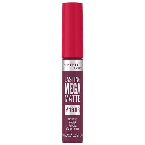 Rimmel Lasting Mega Matte Liquid Lip Colour 940 Rock Me Purple 7.4Ml