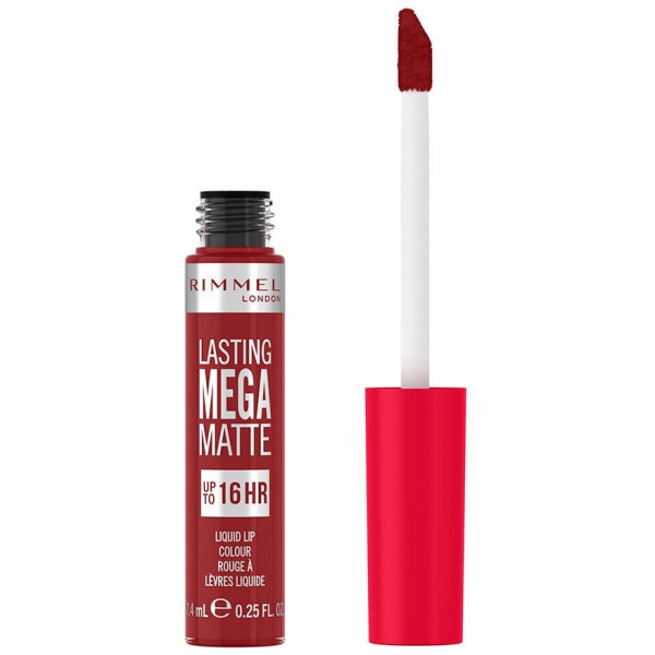 Rimmel Lasting Mega Matte Liquid Lip Colour 930 Ruby Passion 7.4Ml