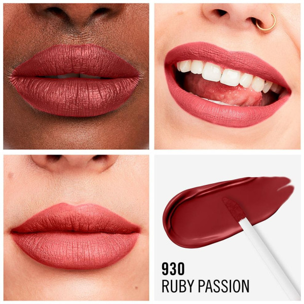 Rimmel Lasting Mega Matte Liquid Lip Colour 930 Ruby Passion 7.4Ml