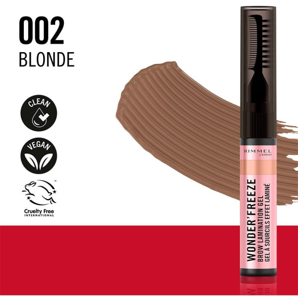 Wonder' Freeze Gel De Cejas 002-Blonde 6 Gr