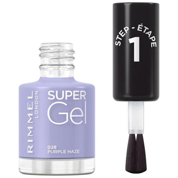 Rimmel Super Gel Nail Polish 028 Purple Haze 12Ml