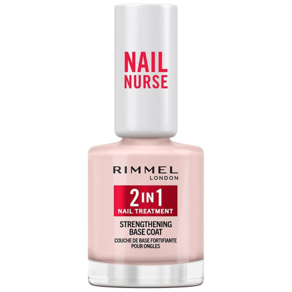 Rimmel Nail Nurse 2 In 1 Nail Treatment Base Coat Y Strengthener 12Ml