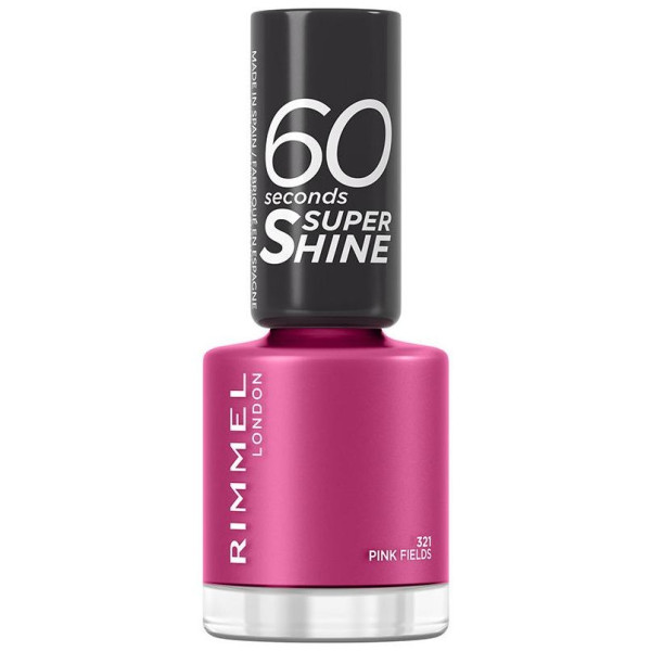 Rimmel 60 Seconds Super Shine Nail Polish 321 Pink Fields 8Ml