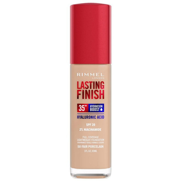Rimmel Lasting Finish Hydration Boost 35Hr 050 Fair Porcelain 30Ml