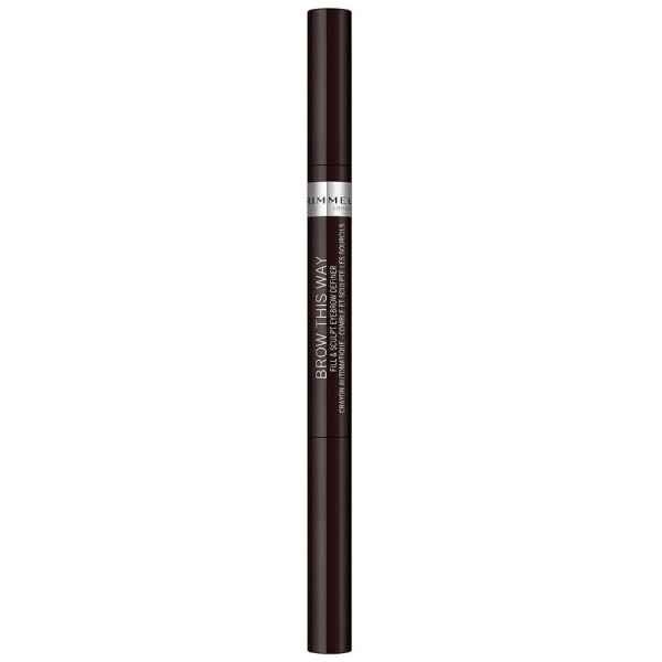 Rimmel Brow This Way Eyebrow Pencil 04 Soft Black 0.25G