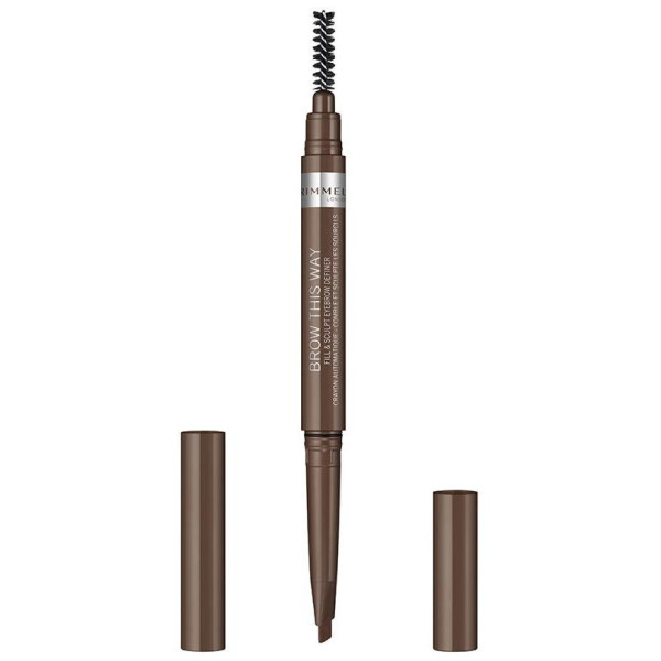 Rimmel Brow This Way Eyebrow Pencil 02 Medium Brown 0.25G