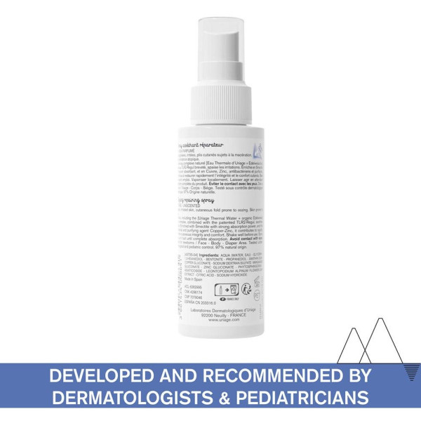 Uriage Bébé 1Er Cu Zn+ Spray Asséchant Réparateur Cheveux 100Ml