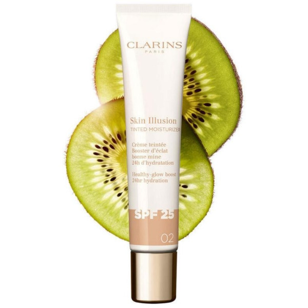 Skin Illusion Tinted Moisturizer Tratamiento Antiedad Con Color Efecto Glow Spf25 02 40 Ml