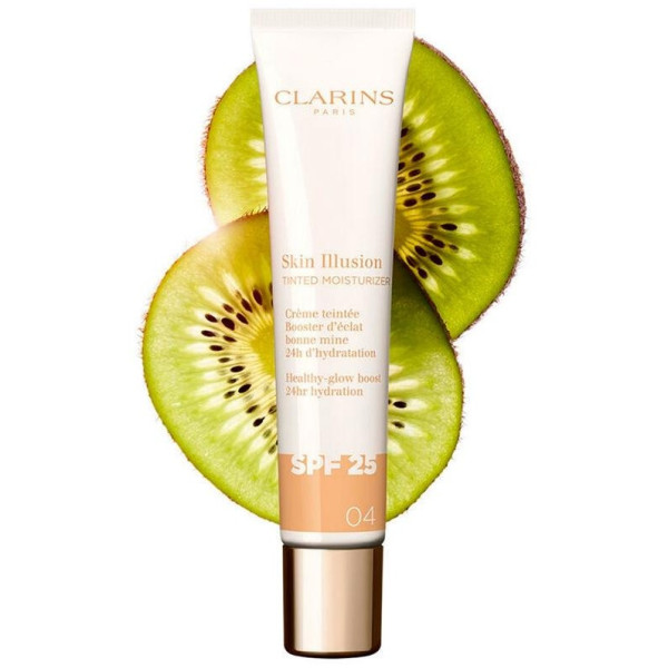 Skin Illusion Tinted Moisturizer Tratamiento Antiedad Con Color Efecto Glow Spf25 04 40 Ml
