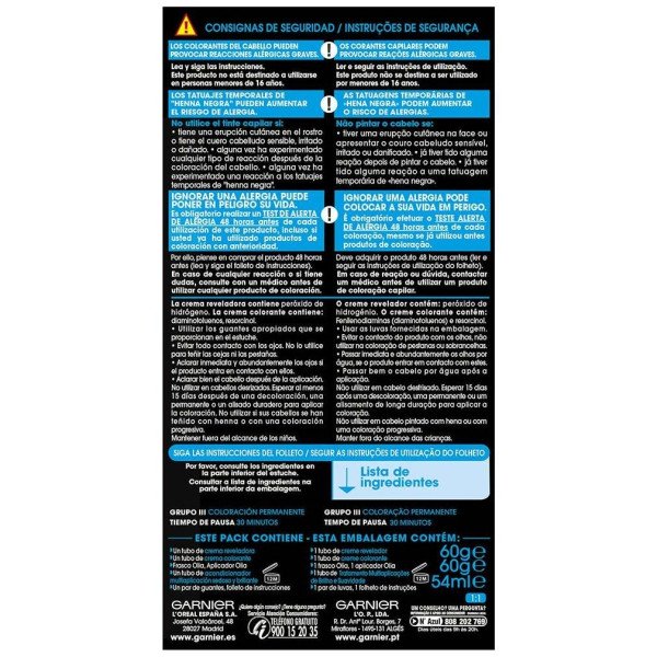 Olia Coloración Permanente 110 Rubio Super Aclarante Lote