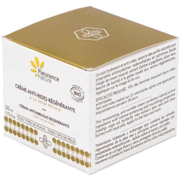 Fleurance Gelée Royale Crème Anti-Rides Régénérante 50Ml