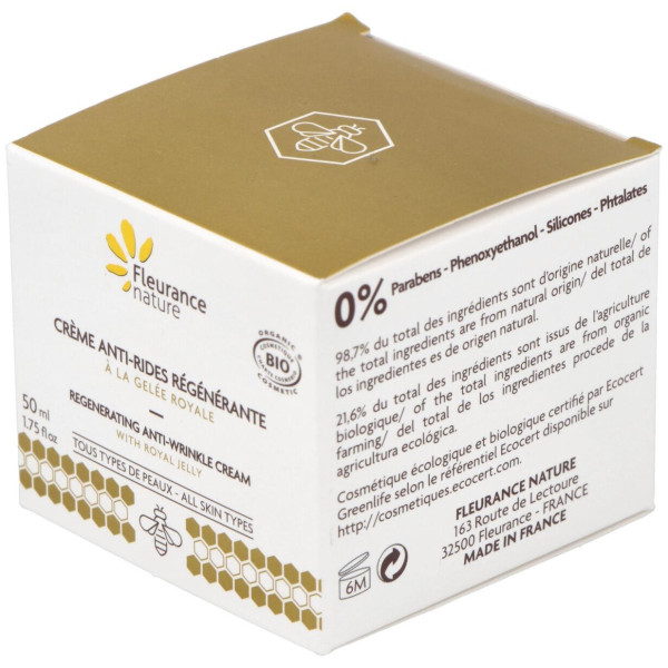 Fleurance Gelée Royale Crème Anti-Rides Régénérante 50Ml
