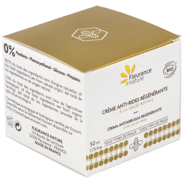 Fleurance Gelée Royale Crème Anti-Rides Régénérante 50Ml