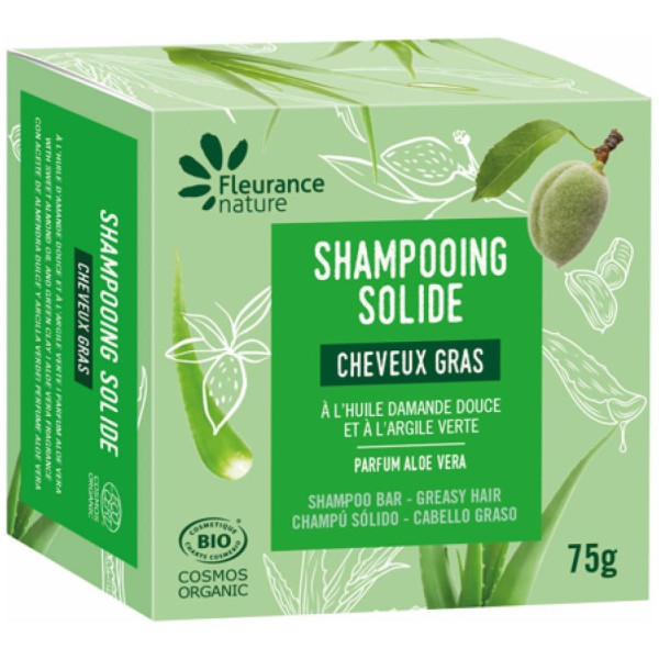 Fleurance Nature Champú Sólido Cabello Graso 75G