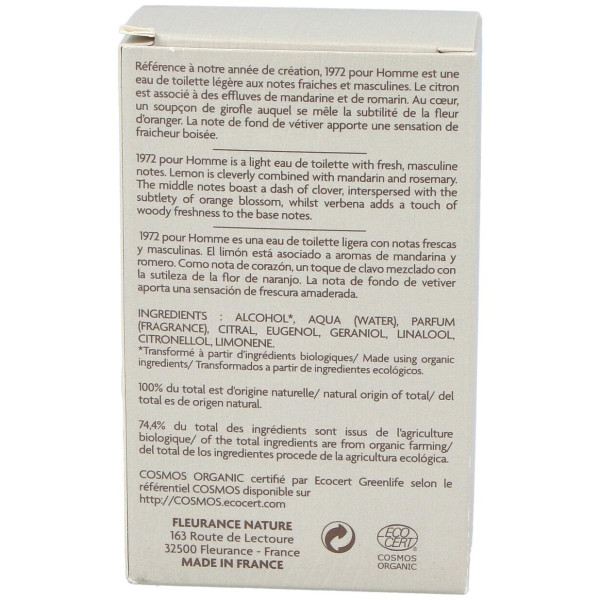 Fleurance Nature Parfum 1972 Pour Homme 50Ml