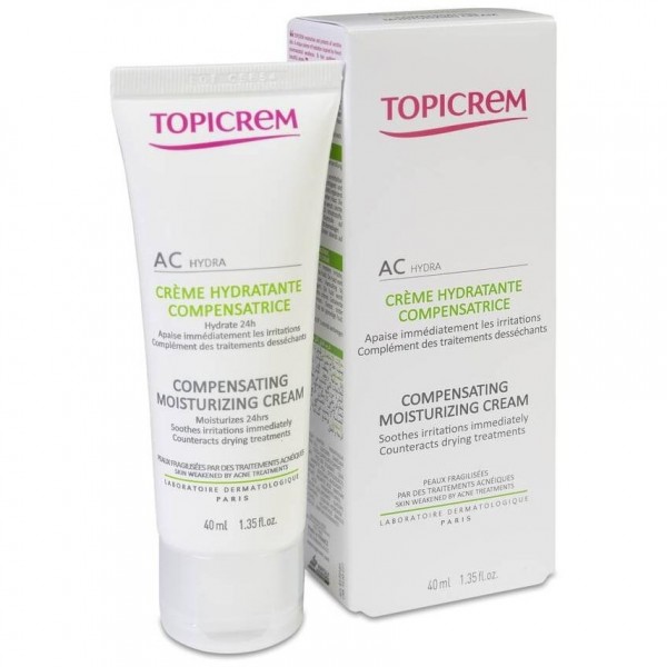 Topicrem Crema Hidratante Compensadora Pieles Grasas 40Ml