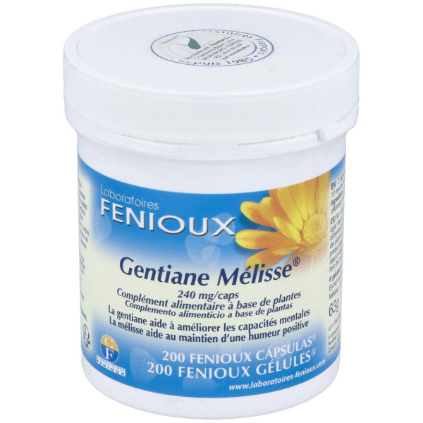 Genciana Melisa 200Cap.