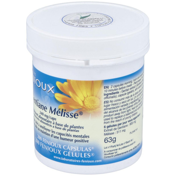 Genciana Melisa 200Cap.