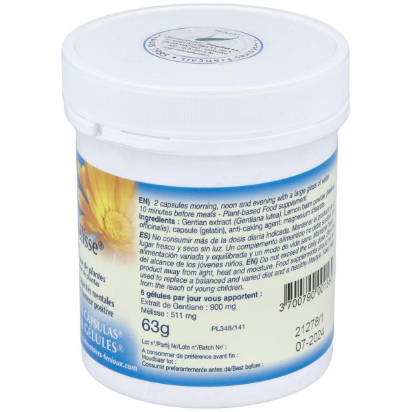 Genciana Melisa 200Cap.