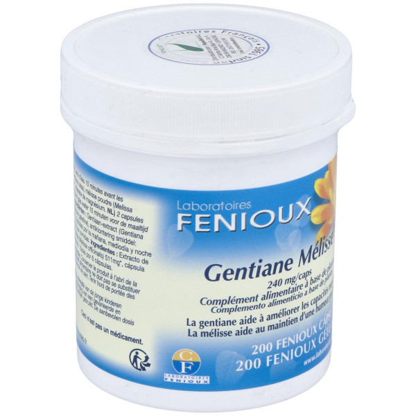 Genciana Melisa 200Cap.