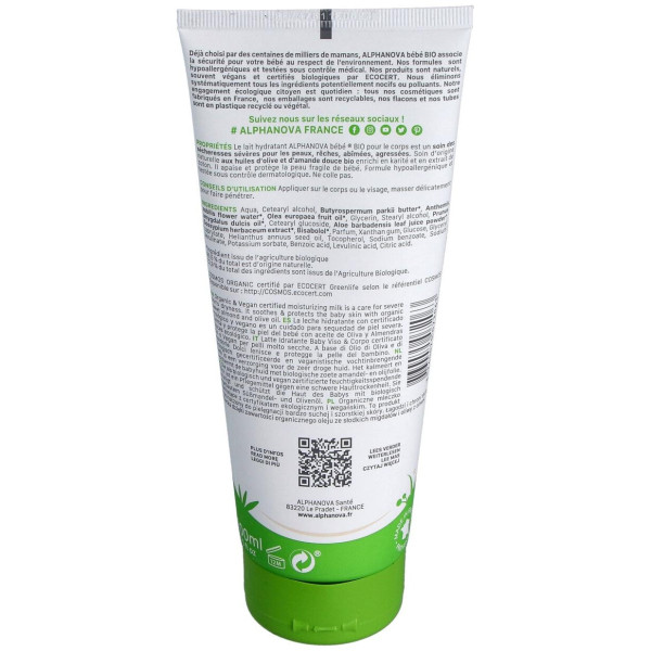 Leche Corporal Bebe 200Ml. Bio 2