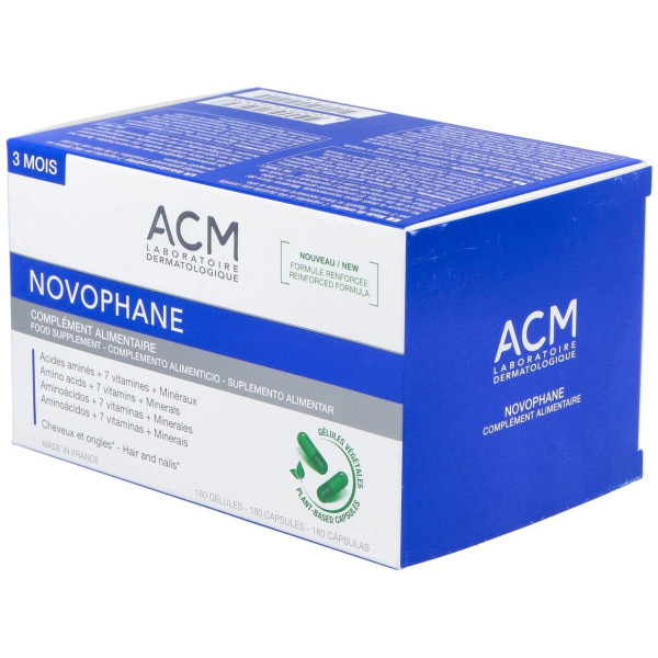 Acm Novophane Complemento Anticaída 180 Cápsulas
