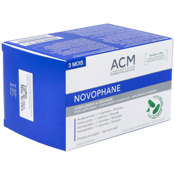 Acm Novophane Complemento Anticaída 180 Cápsulas