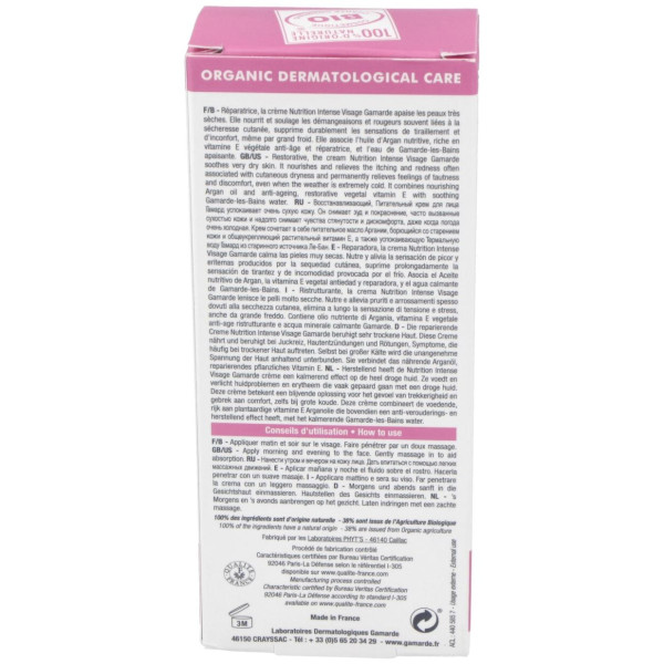 Crema Nutricion Intensa 40Gr. Bio