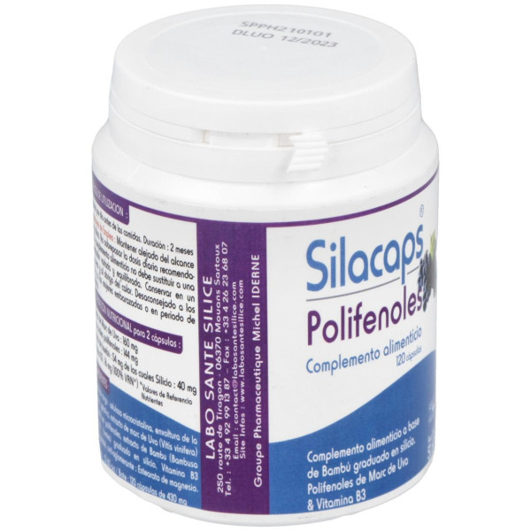 Silacaps Polifenoles Vascular 120Caps.