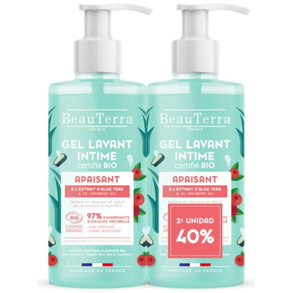 Bio Gel Íntimo Calmante Pack 2 X 500 Ml