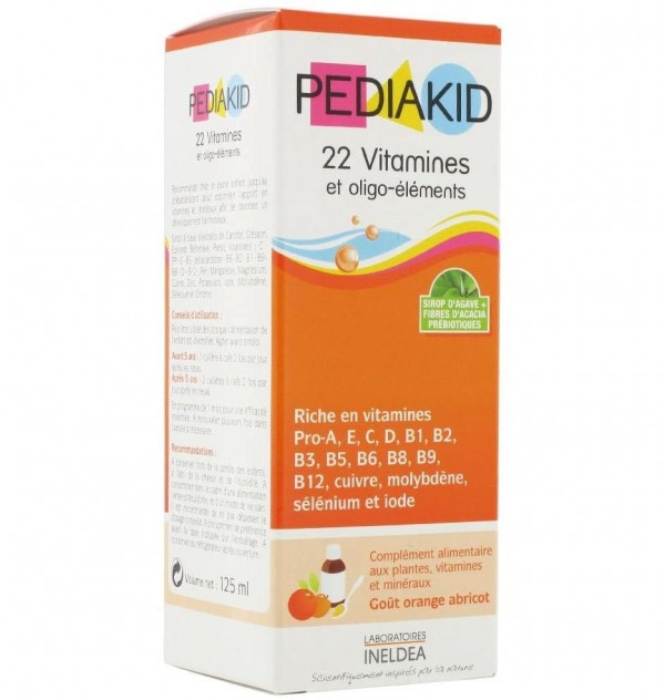 Ineldea Pediakid 22 Vitaminas & Oligoelementos (1 Envase 125 Ml)