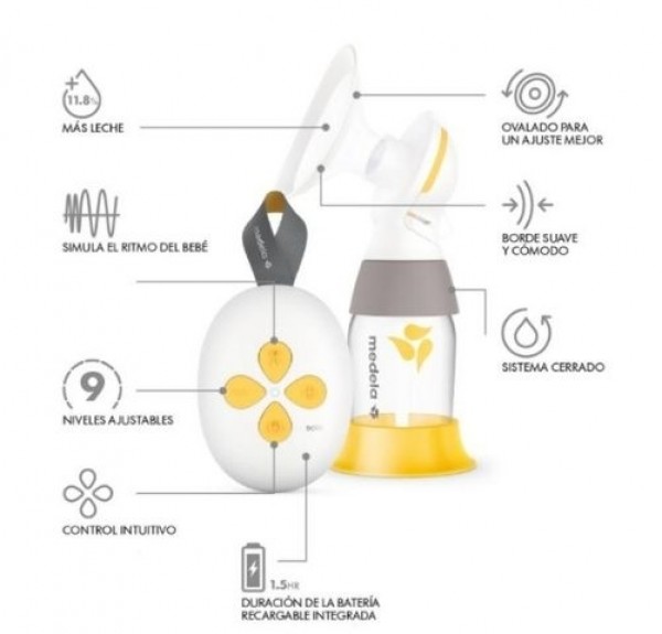 SOLO™ Extractor de Leche Eléctrico Simple.- Medela