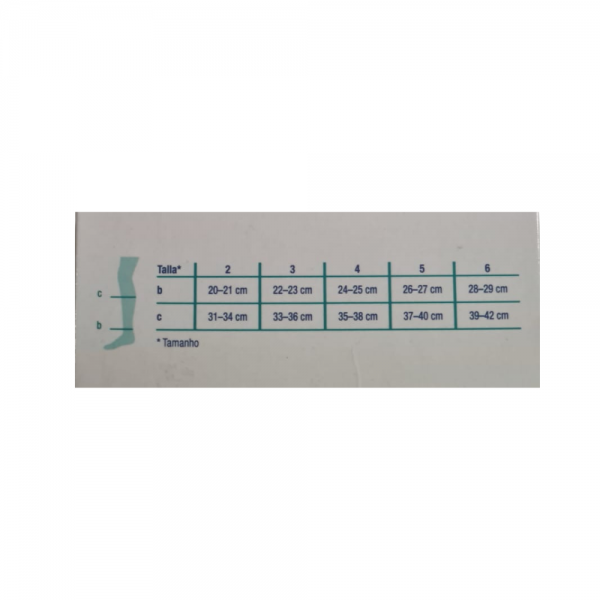 Media corta Jobst T3 Negro. - BSN medical
