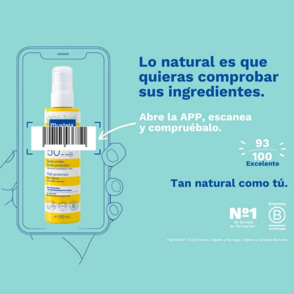 Pack Leche Solar muy alta Protección SPF50+, 100 ml. + Stick Solar alta Protección SPF50, 9 ml. + Cantimplora Sostenible de Aluminio de Regalo - Mustela