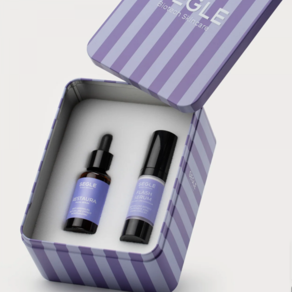 Cofre Antiarrugas BTX Like: Restaura Serum , 30 ml. + Flash Serum Contorno de ojos y labios, 15 ml. - Segle Clinical