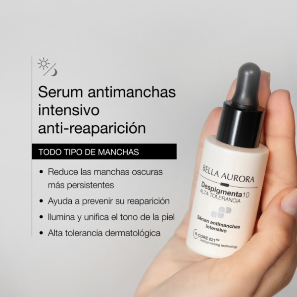 Despigmenta10 Sérum Antimanchas Intensivo, 30 ml. - Bella Aurora Labs