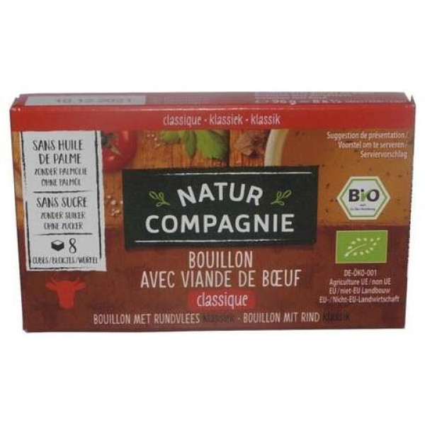 Natur Compagnie Caldo De Ternera Bio 12X8G