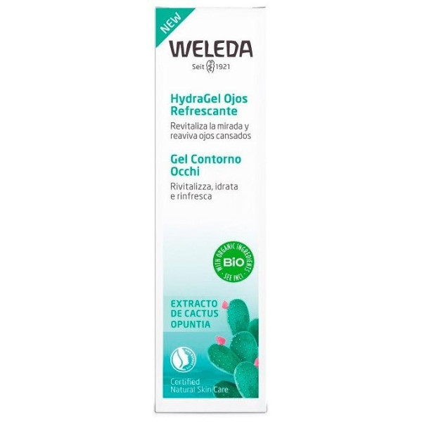 Weleda Hydragel Contorno De Ojos Refrescante 10Ml Con Extracto De Cactus