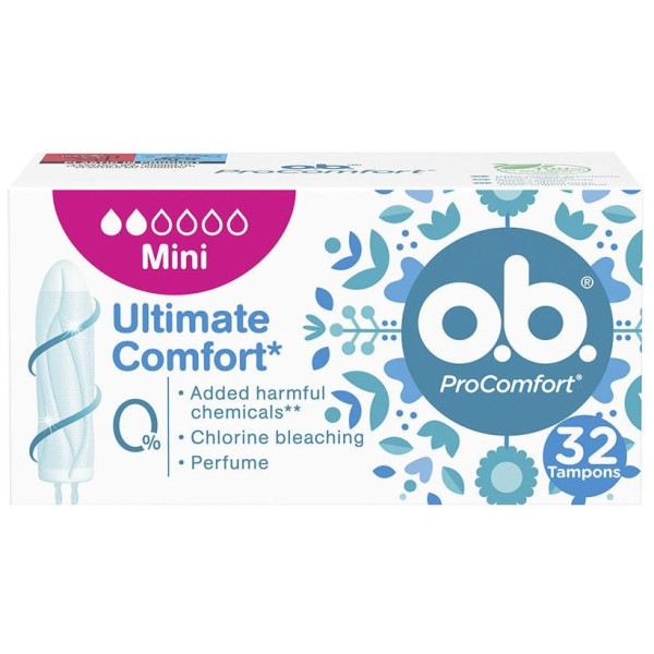 O.B. Procomfort Mini Tampón 32 U