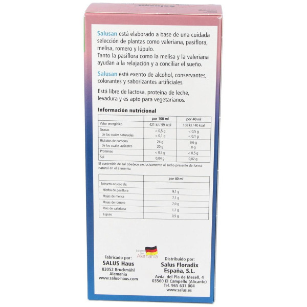 Salusan Sedante 250Ml