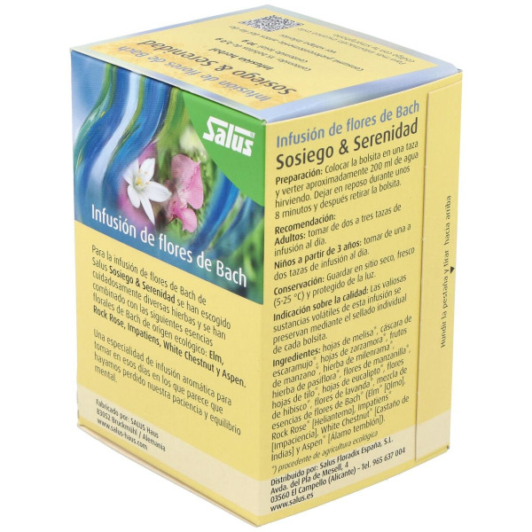 Infusion Flores Bach Sosiego Y Serenidad 15Sbrs.