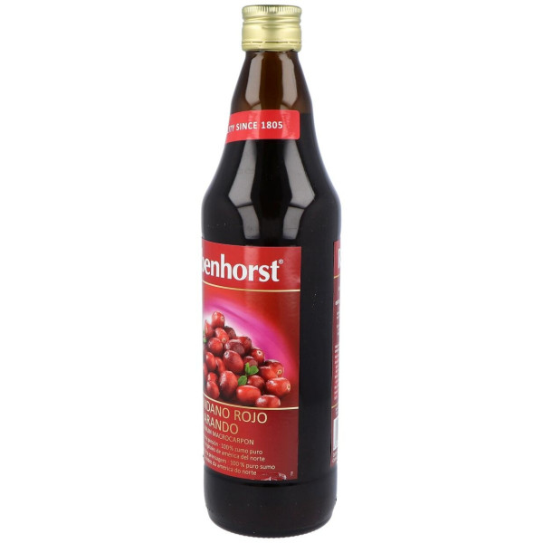 Rabenhorst Zumo De Arandano Rojo Americano 750Ml