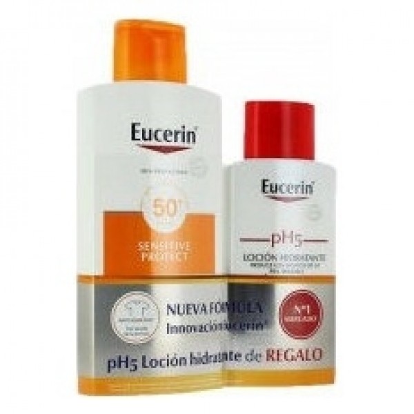Eucerin Sun Loción Extra Light Sensitive Protect Spf 50+, 400 Ml