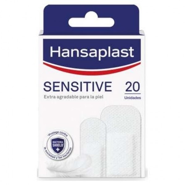 Hansaplast Sensitive Aposito Adhesivo 2 Tamaños 20 Apositos